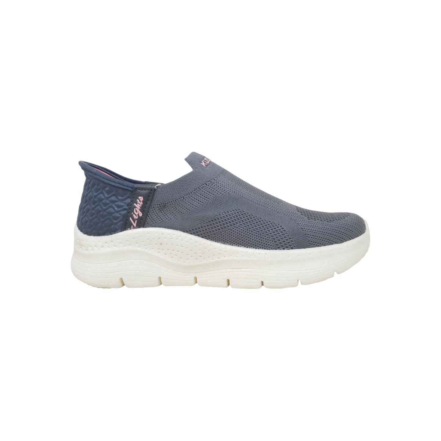 L-SLIPON-51 D-Grey/Pink