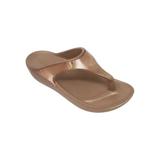 711-Brown Womens Clogs & Sliders