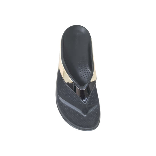 804-Black Womens Clogs & Sliders