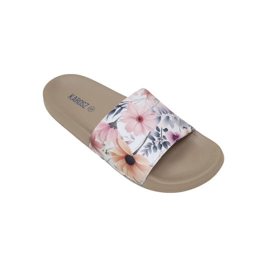 BLOOM-01 Beige Womens Clogs & Sliders