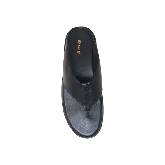 C-012-324 Black Mens Slippers & Flip Flops
