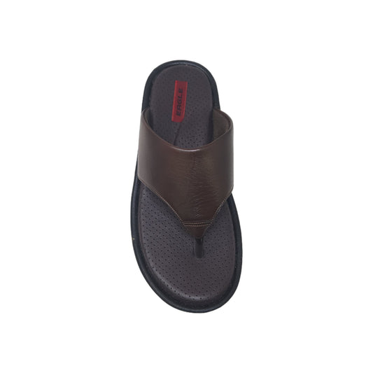 C-3591-111 Brown Mens Slippers & Flip Flops
