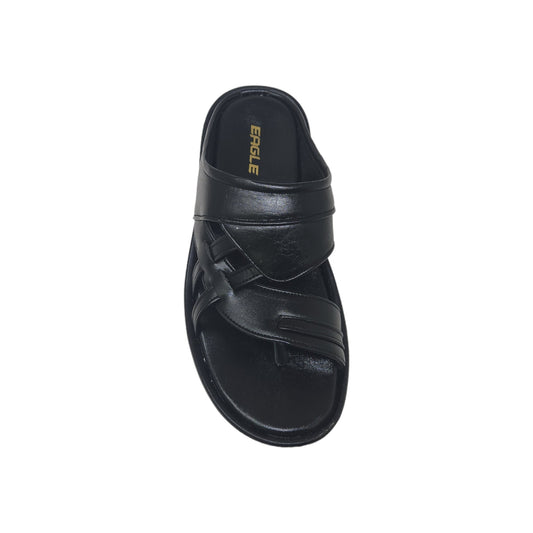 C-3785-269 Black Mens Slippers & Flip Flops