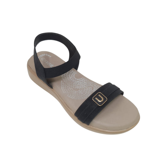 DPK-235 Black Womens Sandals