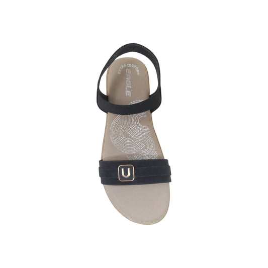 DPK-235 Black Womens Sandals