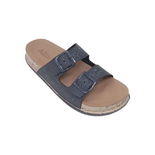 DY-128 Grey Womens Heels & Platforms