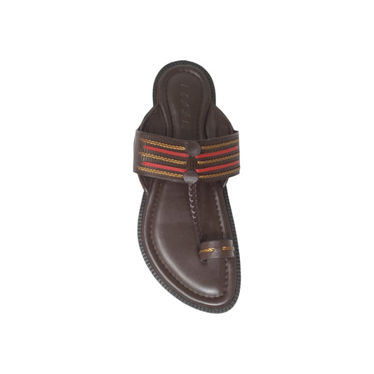 FB-4608 Brown Mens Kolhapuris & Ethnics