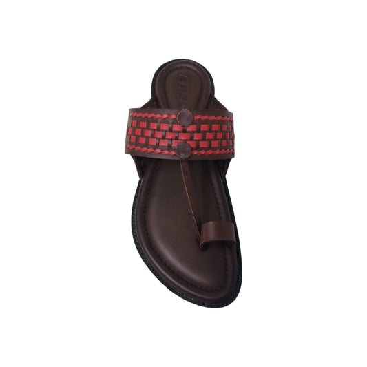 FB-4627 Brown Mens Kolhapuris & Ethnics