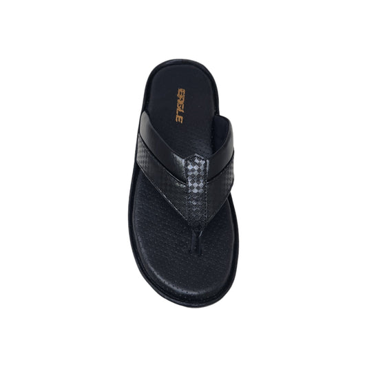 JK-183-404 Black Mens Slippers & Flip Flops