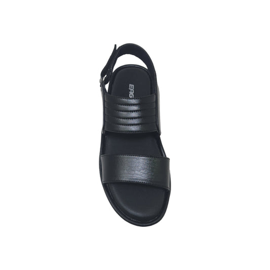 P-970-349 Black Mens Sandals & Floaters