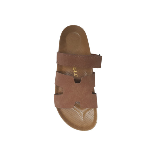 SA-105 Tan Mens Slippers & Flip Flops
