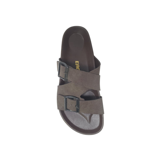 SA-107 Brown Mens Slippers & Flip Flops