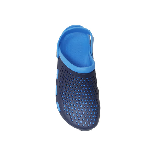 SANDALS-126 Blue Mens Clogs & Sliders