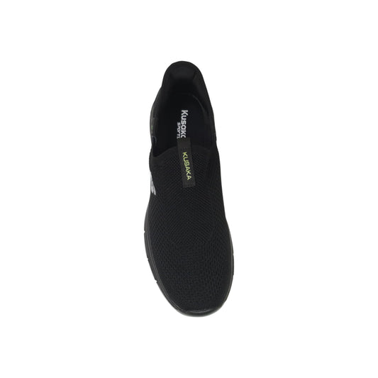 Slipon-10 Black Mens Sports Shoes