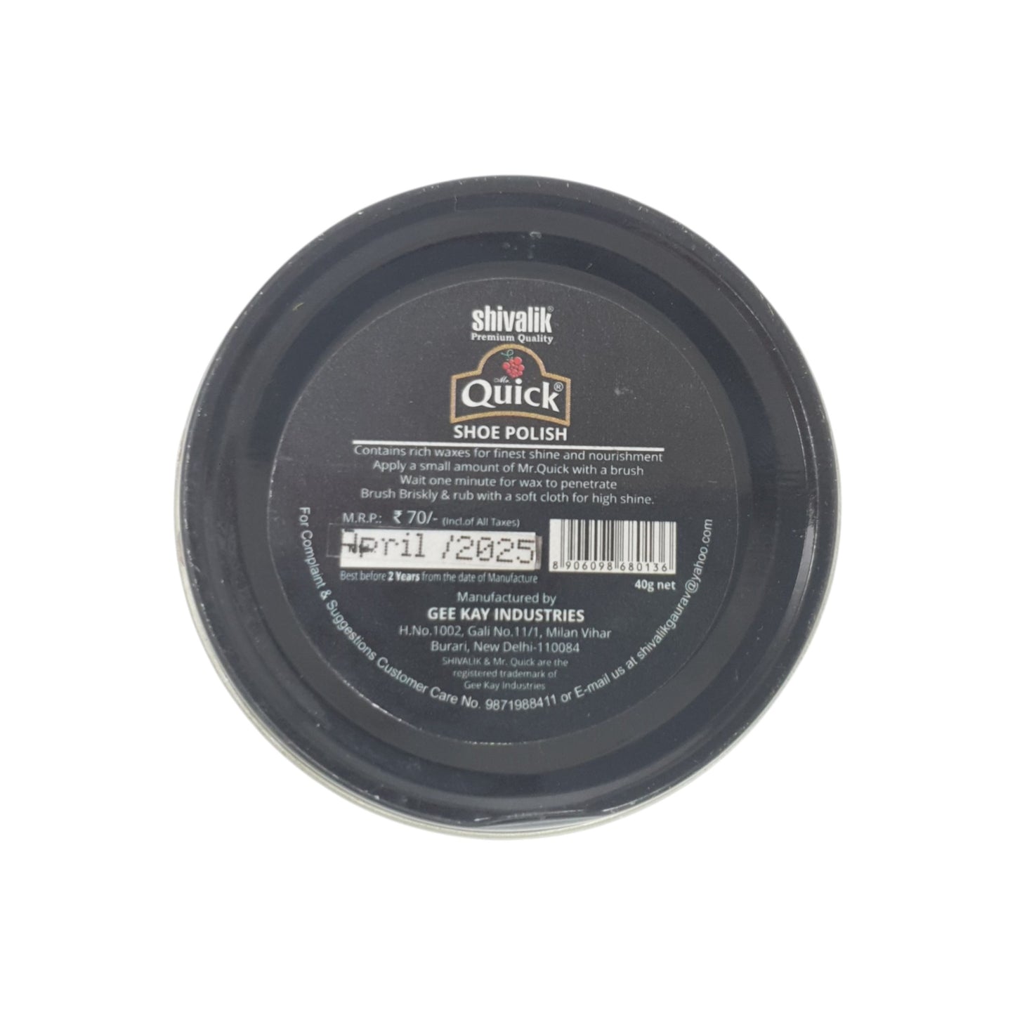 Wax Polish-003 Black Mens Accessories