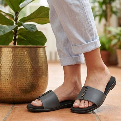 VA-102 Grey Womens Flats