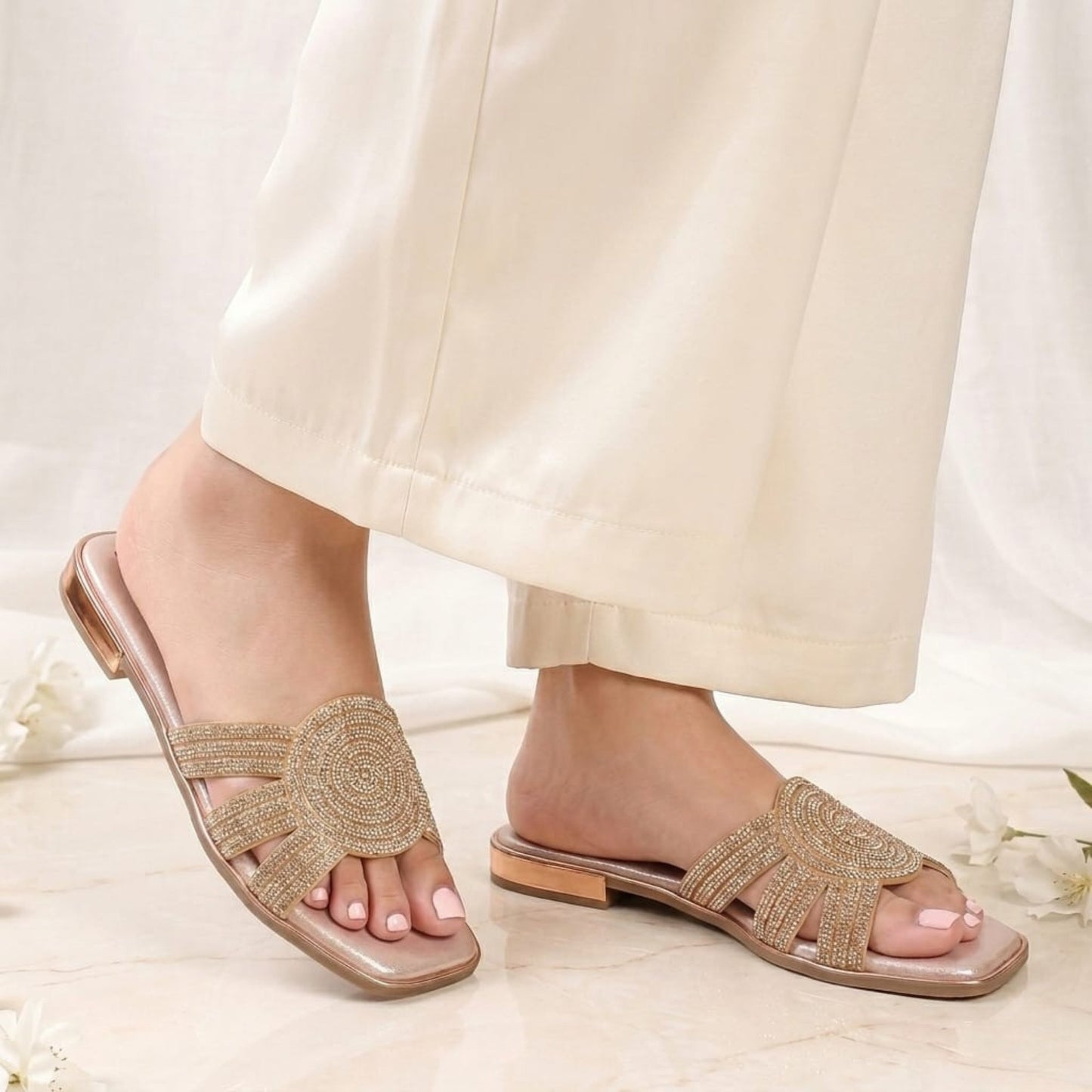 SB-137 Rose Gold Womens Ethnics