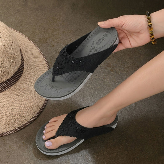 PD-804 Black Womens Flats