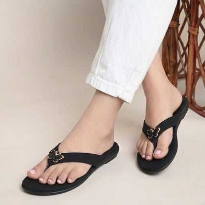 PC-236 Black Womens Flats