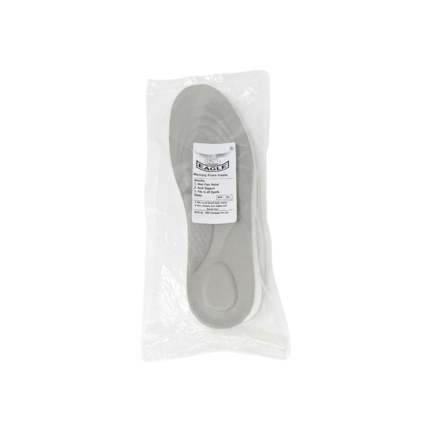 Eagle Orthopedic Comfort Insole-Gray