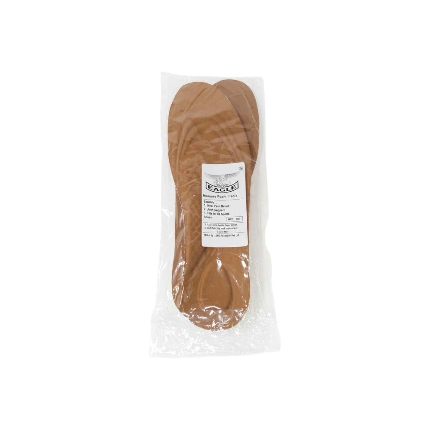 Eagle Orthopedic Comfort Insole-Brown