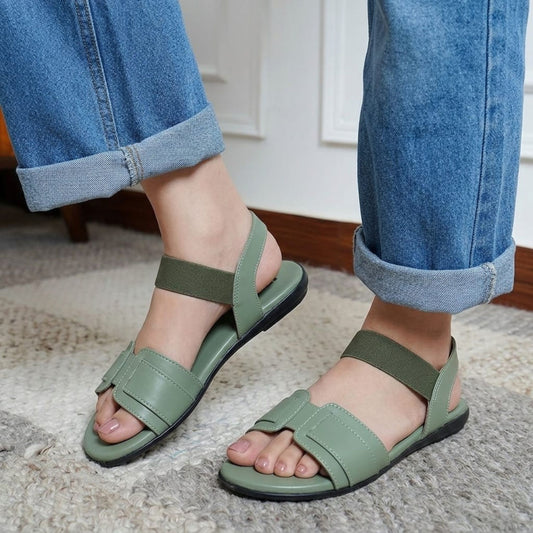 PC-245 Green Womens Sandals