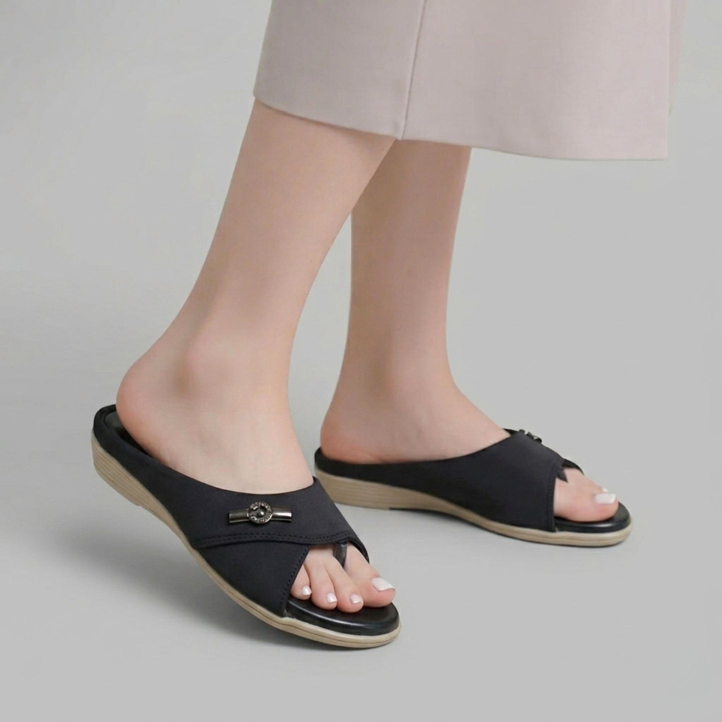 VA-103 Black Womens Flats