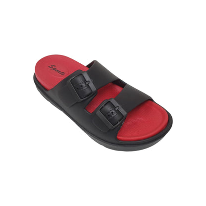 MID-104 Black Mens Clogs & Sliders