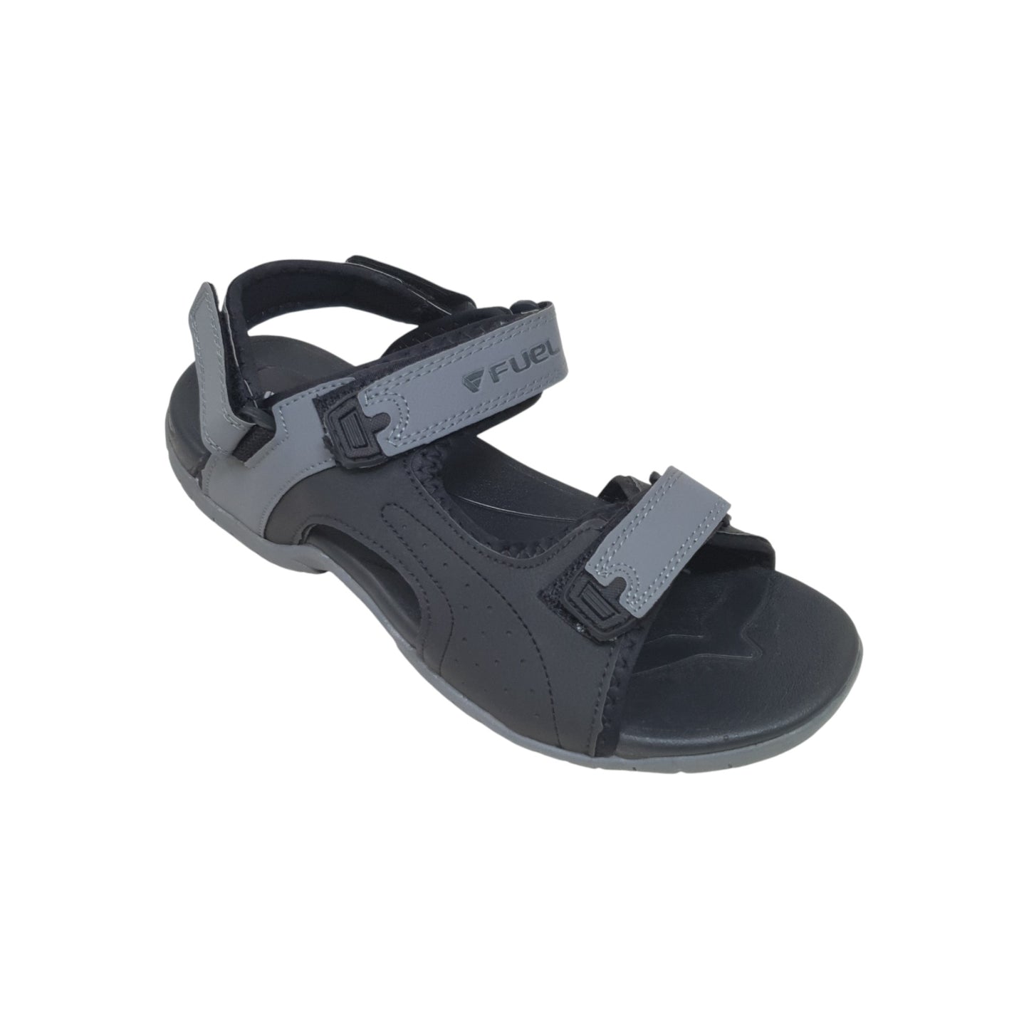 2112-02 Black Mens Sandals & Floaters