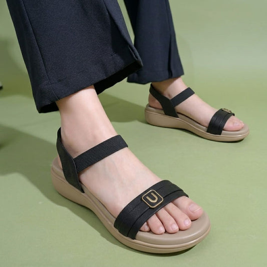 DPK-235 Black Womens Sandals