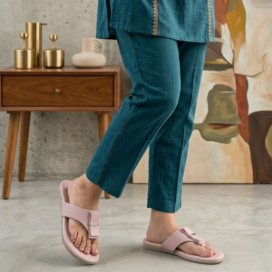 KI-188 Peach Womens Flats