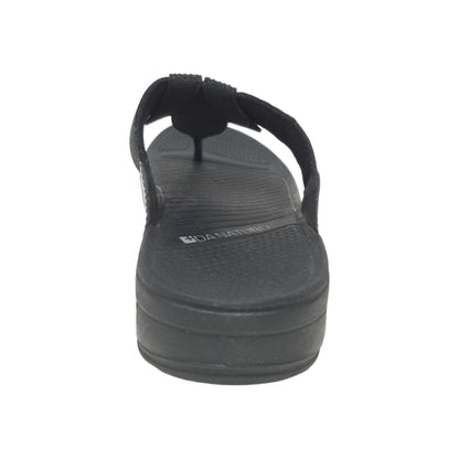 624-Black Womens Clogs & Sliders
