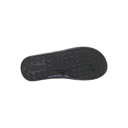 624-Black Womens Clogs & Sliders