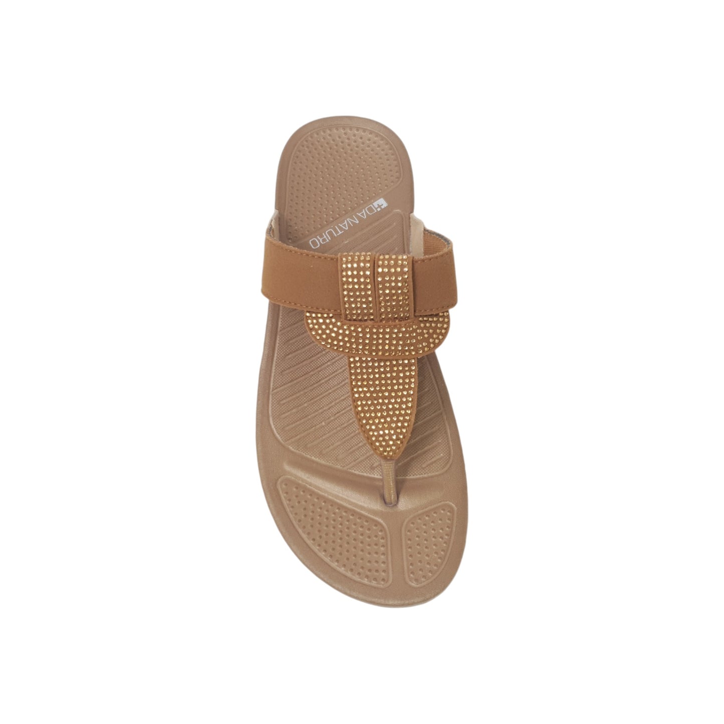 624-Brown Womens Clogs & Sliders