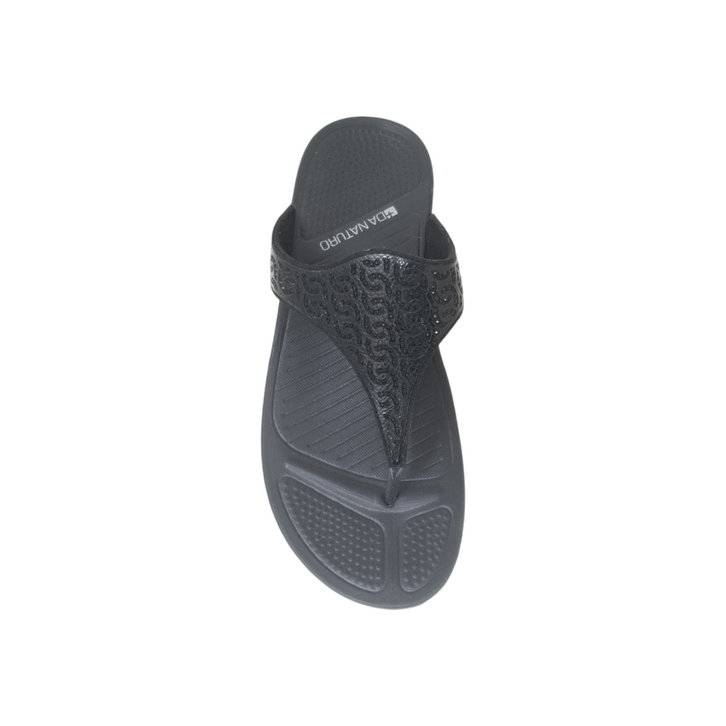 625-Black Womens Clogs & Sliders