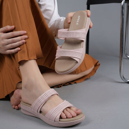 SL-115 Peach Womens Heels & Platforms
