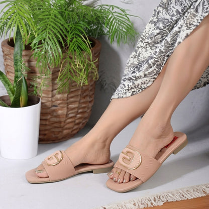 SB-115 Peach Womens Flats