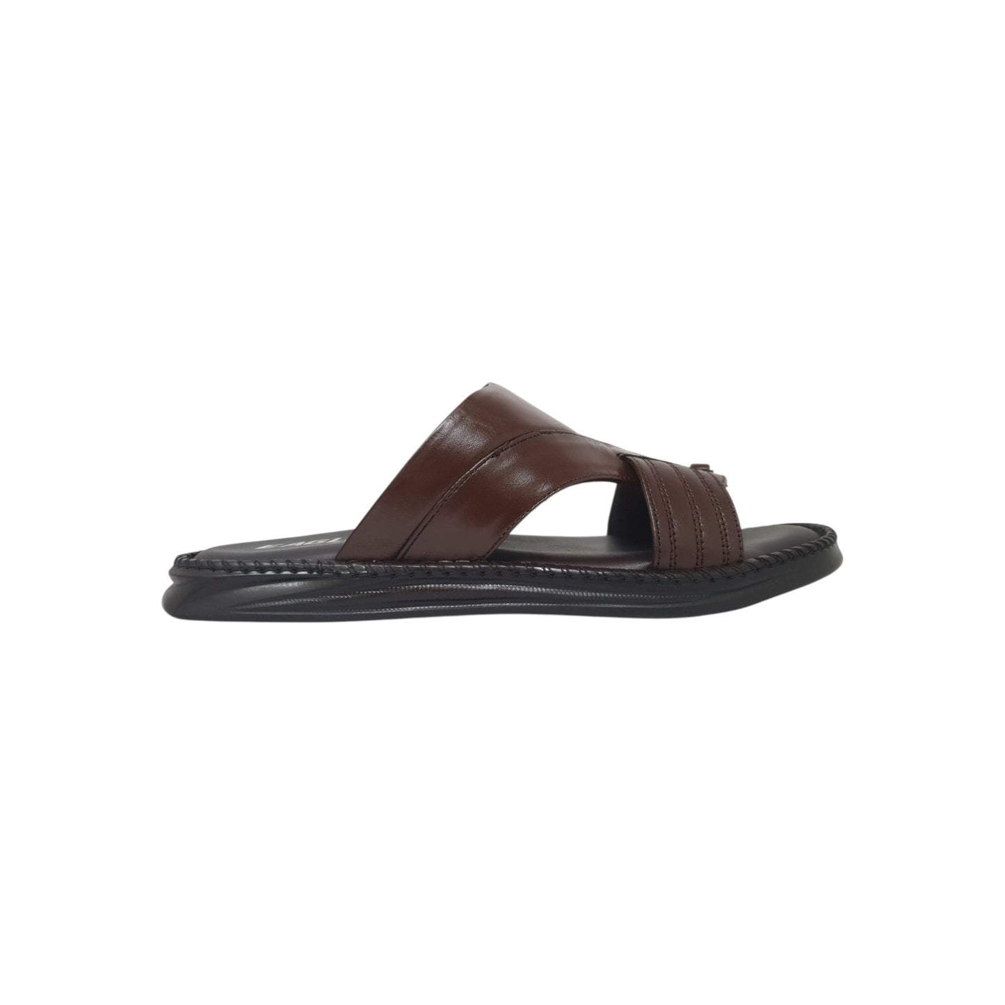 AA-202 Brown Mens Slippers & Flip Flops