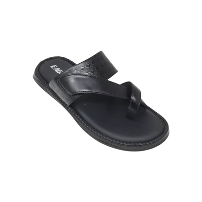 AA-205 Black Mens Slippers & Flip Flops