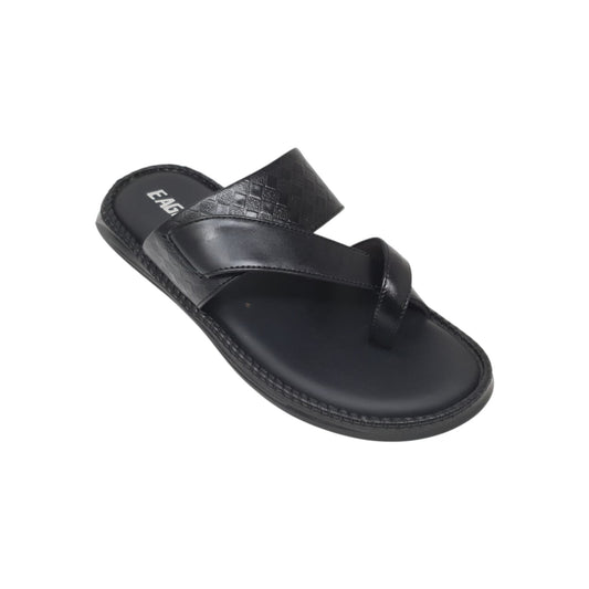 AA-205 Black Mens Slippers & Flip Flops
