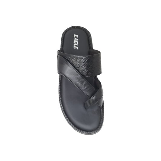 AA-205 Black Mens Slippers & Flip Flops