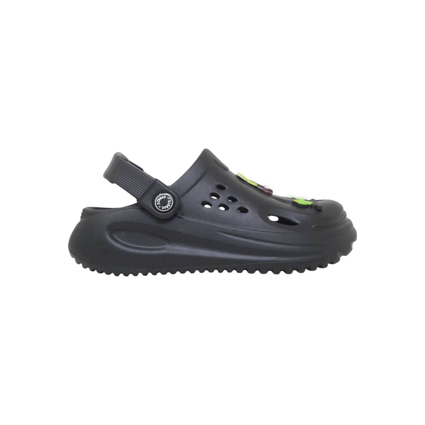 AMK-452 Black Womens Clogs & Sliders