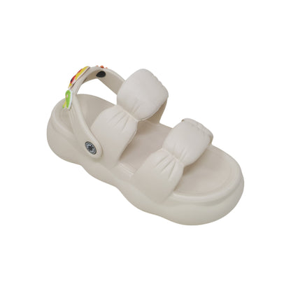 AMK-487 Cream Womens Clogs & Sliders