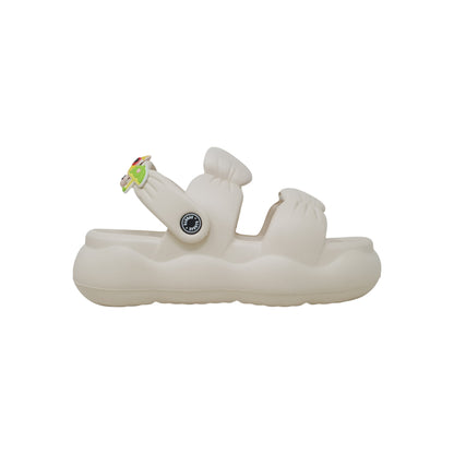 AMK-487 Cream Womens Clogs & Sliders