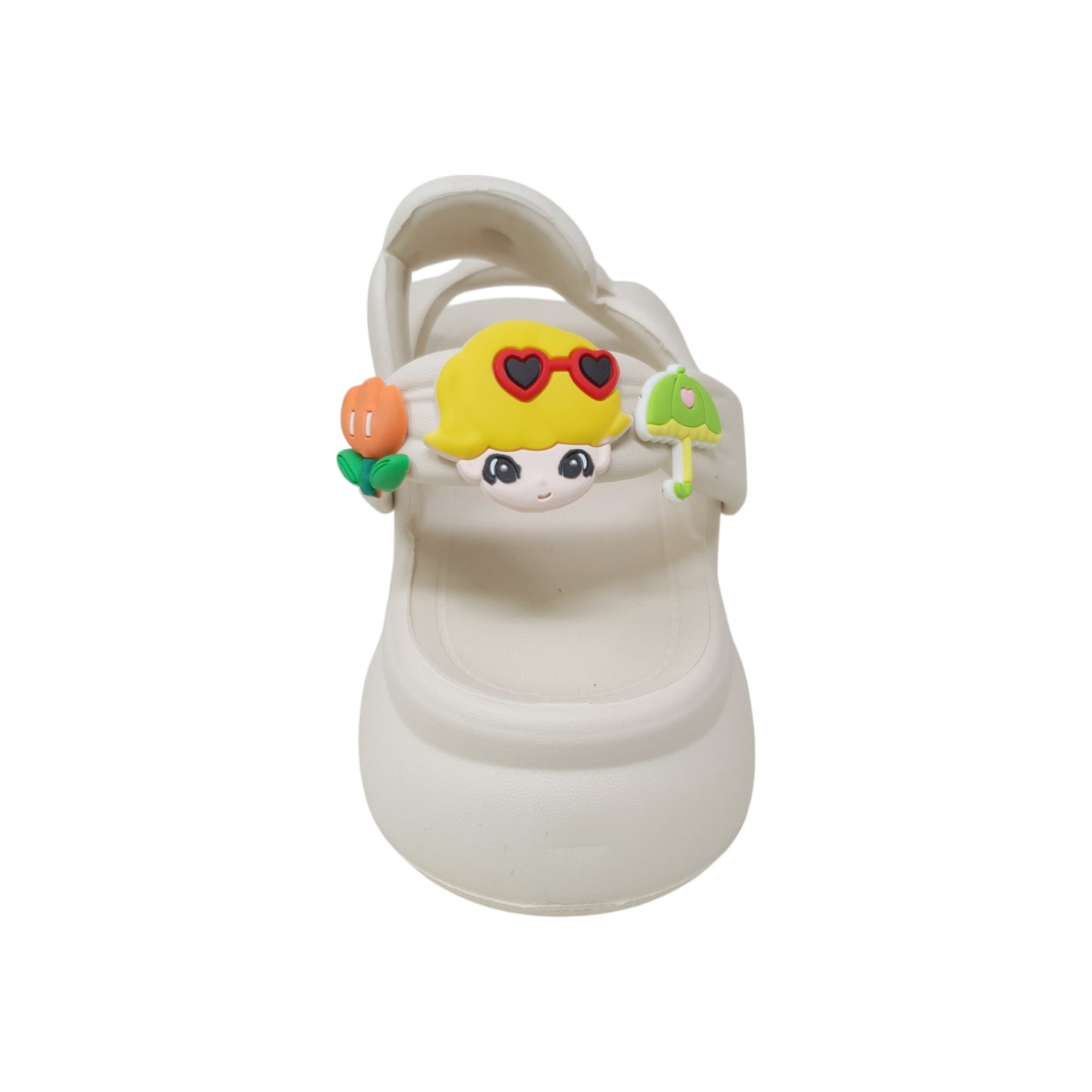 AMK-487 Cream Womens Clogs & Sliders