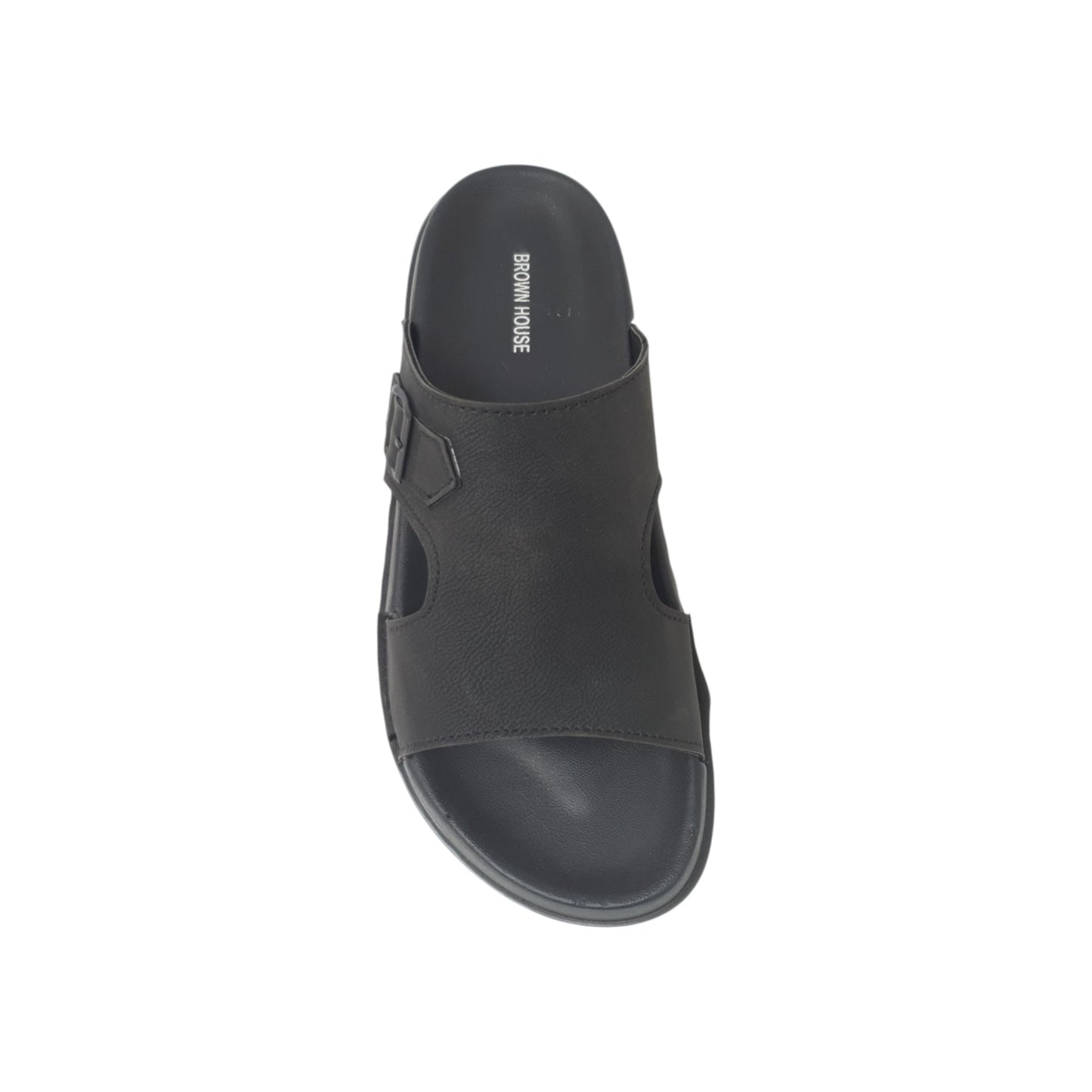 BH-023 Black Mens Slippers & Flip Flops
