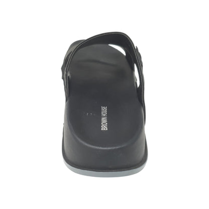 BH-023 Black Mens Slippers & Flip Flops