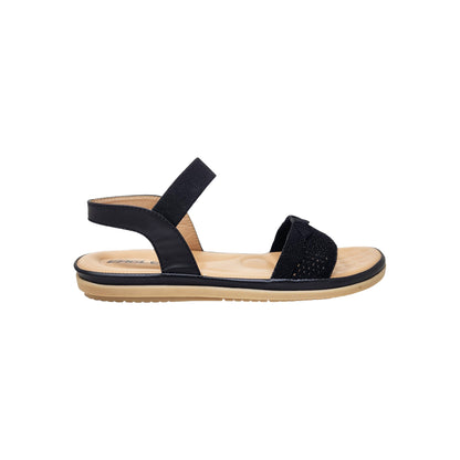 BN-101 Black Womens Sandals