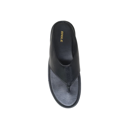 C-012-324  Black Mens Slippers & Flip Flops