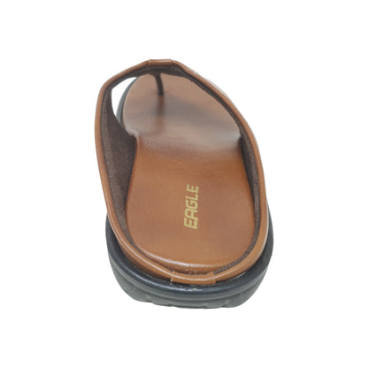 C-012-324 Tan Mens Slippers & Flip Flops